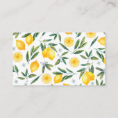 レモイタリアンンブライダルシャワー挿入レシピ要求 エンクロージャーカード (裏面)