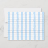 レモイタリアンンブライダルシャワー | レシピカード 招待状 (裏面)