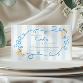 レモイタリアンンブルー弓の数 エンクロージャーカード