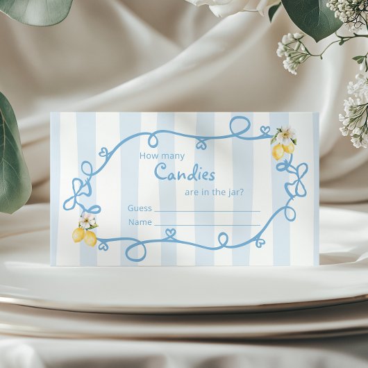 レモイタリアンンブルー弓の数 エンクロージャーカード