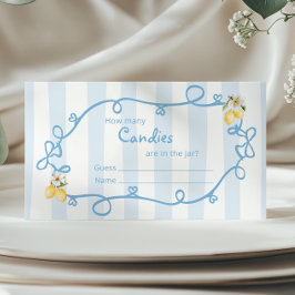 レモイタリアンンブルー弓の数 エンクロージャーカード