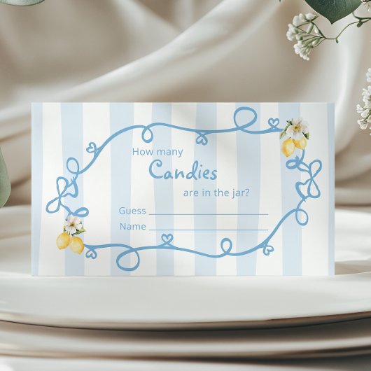 レモイタリアンンブルー弓の数 エンクロージャーカード