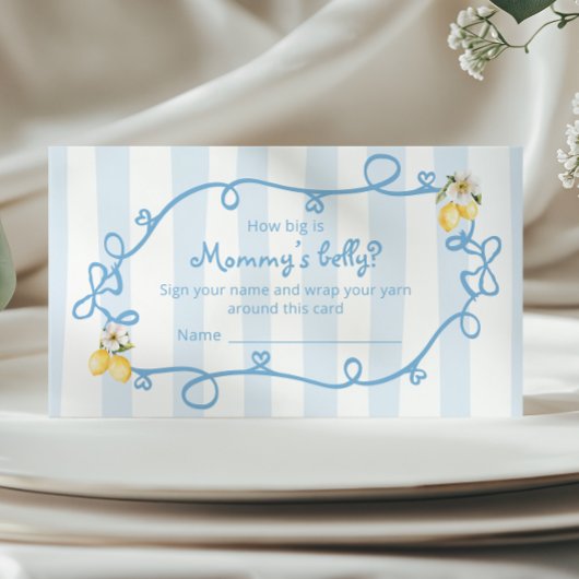 レモイタリアンンブルー弓ママの腹の大きさ エンクロージャーカード