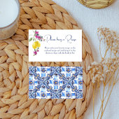 レモイタリアンンブーゲンビリア柑橘系レシピカード エンクロージャーカード