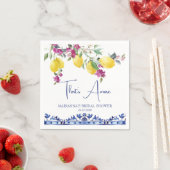 レモイタリアンンブーゲンビリア柑橘類ブライダルシャワー スタンダードカクテルナプキン (インサイチュ)