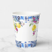 レモイタリアンンブーゲンビリア柑橘類ブライダルシャワー 紙コップ (右)