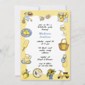 レモイタリアンン海岸夏バチェロレッテ 招待状 (正面)