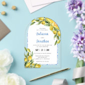 レモイタリアンン結婚アクリル招待状 アクリル招待状 (インサイチュ (ウェディング))