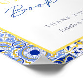 レモイタリアンン結婚ズゲストブックサインポスター ポスター (角)