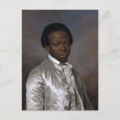 レモインによる刺繍の青少年のポートレート ポストカード (正面)