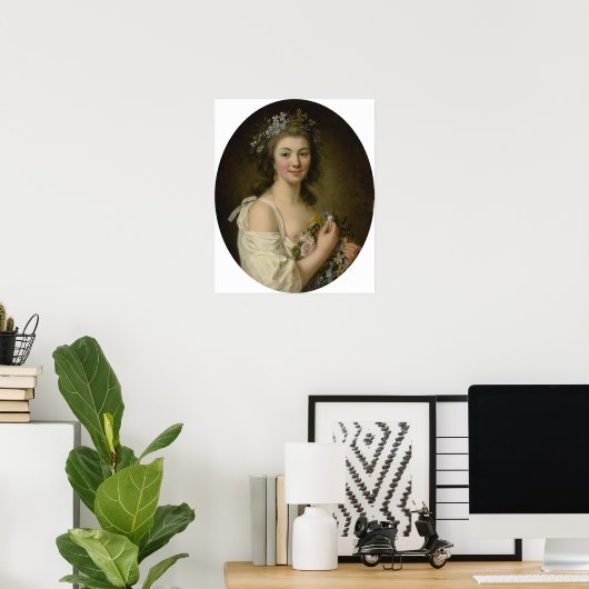 レモイン – マダムジェリスポートレート ポスター (ホームオフィス)