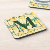 レモエレガントンと緑 コースター (左側)