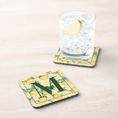 レモエレガントンと緑 コースター (右側)