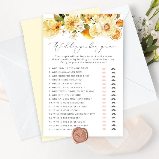 レモエレガントンの結婚シューゲーム