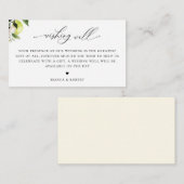 レモエレガントンの結婚願い井戸 エンクロージャーカード (正面/裏面)