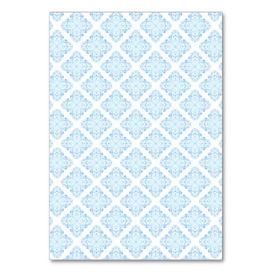 レモエレガントンの表結婚番号(青タイル) テーブルナンバー (裏面)