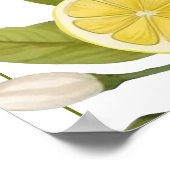 レモエレガントンの赤ちゃんシャワー ポスター (角)