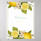 レモエレガントンの赤ちゃんシャワー ポスター (正面)