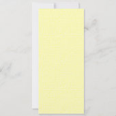 レモエレガントンイエローチューリップ結婚式招待状 招待状 (裏面)