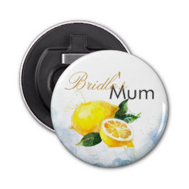 レモエレガントンイエロー&ブルーウォーター結婚カラー 栓抜き