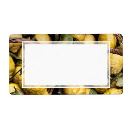 レモエレガントンイタリアンバスケットアマルフィコーストレモン ラベル