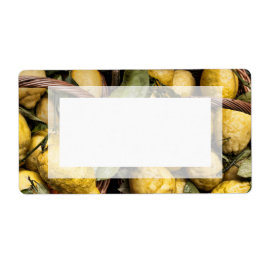 レモエレガントンイタリアンバスケットアマルフィコーストレモン ラベル