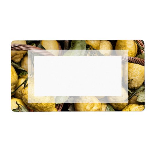 レモエレガントンイタリアンバスケットアマルフィコーストレモン ラベル (正面)