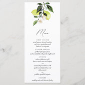 レモエレガントンイタリアン書道メニュー メニュー (正面)