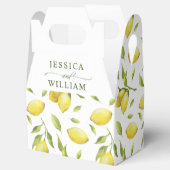 レモエレガントンズウォーターカラー結婚グリーナリー フェイバーボックス (オープン)