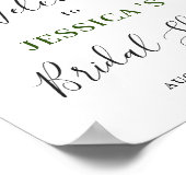 レモエレガントンズグリーナリーウェルカムブライダルSGHOWER ポスター (角)