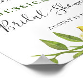 レモエレガントンズグリーナリーウェルカムブライダルSGHOWER ポスター (角)