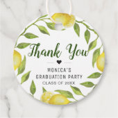 レモエレガントンズグリーナリーシック卒業ありがとう フェイバータグ (正面)