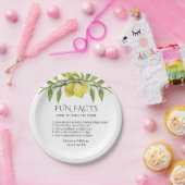 レモエレガントンズグリーンリーおもしろいの事実結婚の ペーパープレート (パーティー)