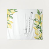 レモエレガントンブライダルシャワータペストリー タペストリー (正面(横))