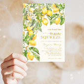 レモエレガントンブライダルシャワー 招待状