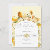 レモエレガントンブライダルシャワー 招待状 (正面)