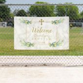 レモエレガントンマーブルボーイバプティスウェルカムサイン 横断幕 (インサイチュ)