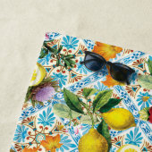 レモエレガントンモノグラムの ビーチタオル (インサイチュ)