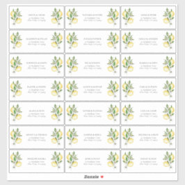 レモエレガントン地中海のシャワーゲストアドレス シール