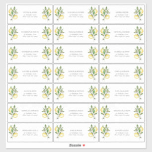 レモエレガントン地中海のシャワーゲストアドレス シール