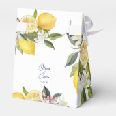 レモエレガントン地中海のズ行き先結婚式 フェイバーボックス (裏面サイド)