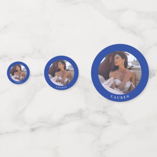 レモエレガントン地中海のフローラブライダルシャワー コンフェッティ (裏面)