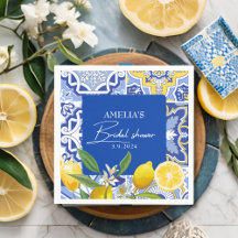 レモエレガントン地中海のフローラブライダルシャワー