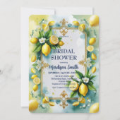 レモエレガントン地中海のフローラブライダルシャワー セーブザデート (正面)