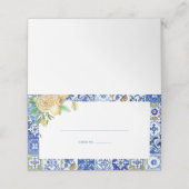 レモエレガントン地中海のフローラブライダルシャワー プレイスカード (外部開封)