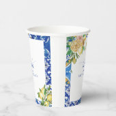レモエレガントン地中海のフローラブライダルシャワー 紙コップ (右)