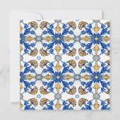 レモエレガントン地中海のフローラブライダルルンチョン 招待状 (裏面)