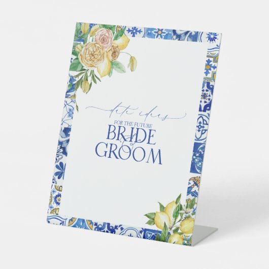 レモエレガントン地中海のフローラ日付アイディア 台座サイン (正面)