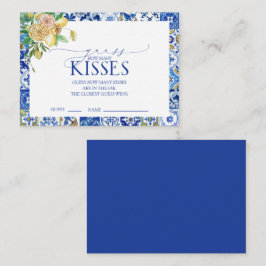 レモエレガントン地中海のブライダルシャワーゲーム エンクロージャーカード