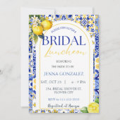 レモエレガントン地中海のブライダルルンチョン 招待状 (正面)